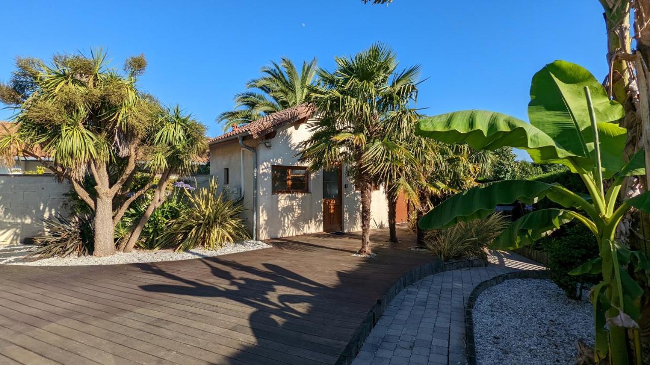 Guest House Au Milieu Des Palmiers Saint-Martin-de-Seignanx Kültér fotó